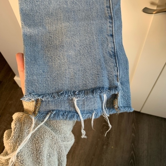 GAP Vintage High Rise Raw Hem Jeans Size 10 - Picture 3 of 11